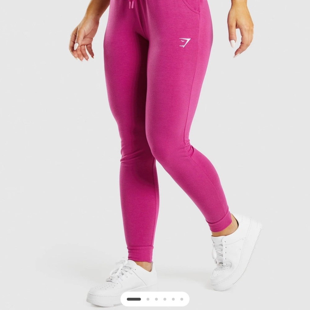 Gymshark Fuchsia Leggings with Logo